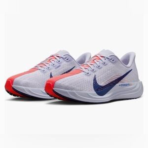 Nike Women's Pegasus Plus Sneaker - Ghost Blue / Crimson